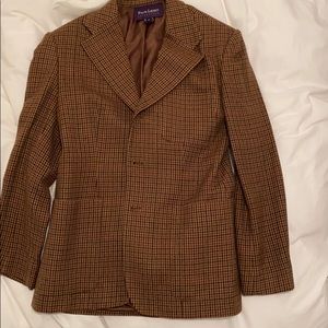 Ralph Lauren Purple Label houndstooth jacket.